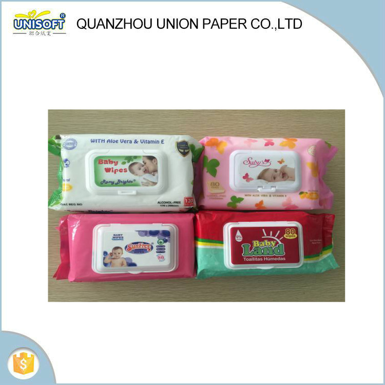 Non Woven Tissue Products Cleaning Faciall Baby wet Wipes 100%cotton Facial Towel